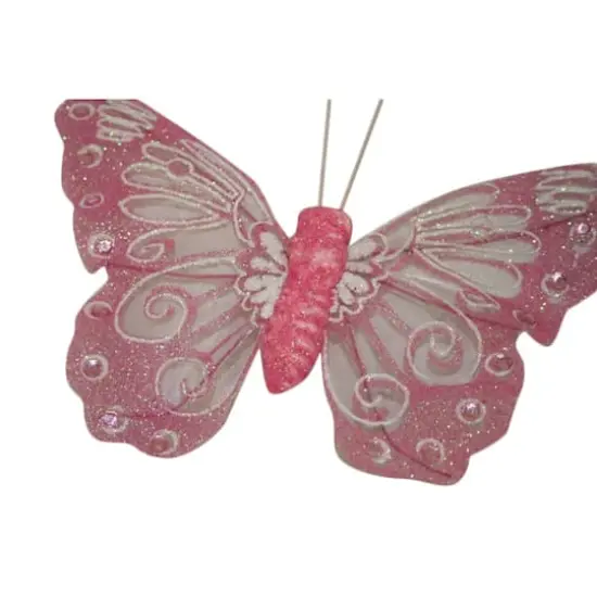 Reliant 6" Assorted Glitter Butterflies, 12ct. {1}