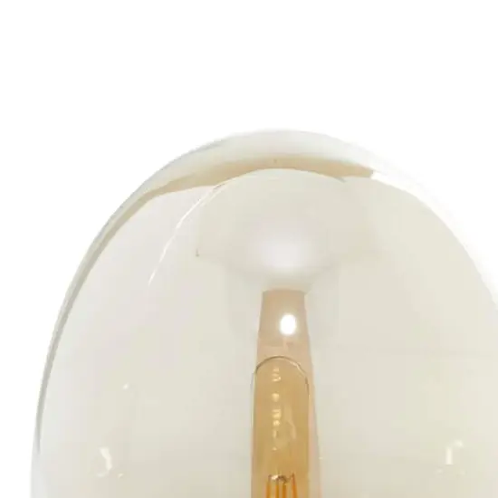 14" Gold Metal Modern Table Lamp {5}