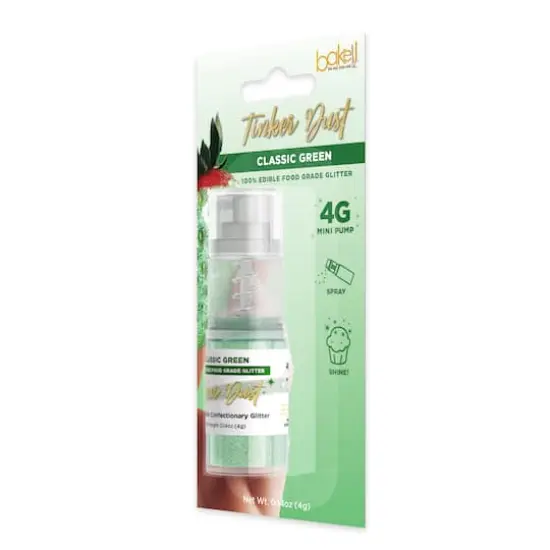 Bakell&reg; Tinker Dust Edible Glitter Classic Green {7}