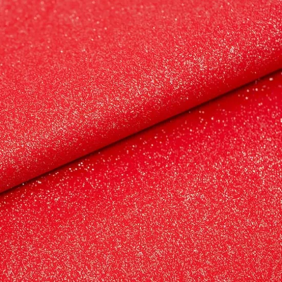 SINGER Solid Glitter Cotton Fabric Red {3}