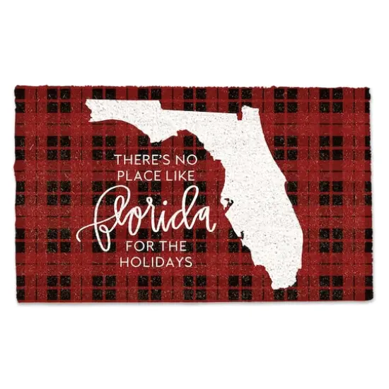 Florida For the Holidays Doormat {1}