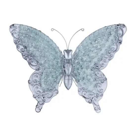 Green Metal Eclectic Wall Decor, 21" x 21" x 2" {6}