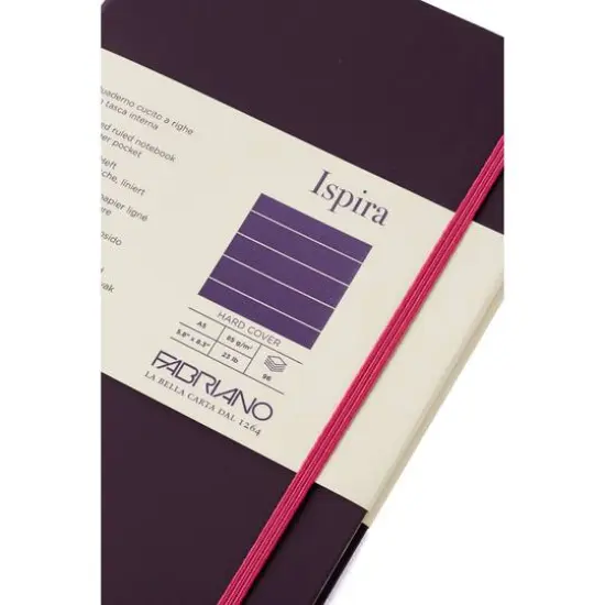 Fabriano&reg; Ispira A5 Lined Hardcover Notebook Purple {6}