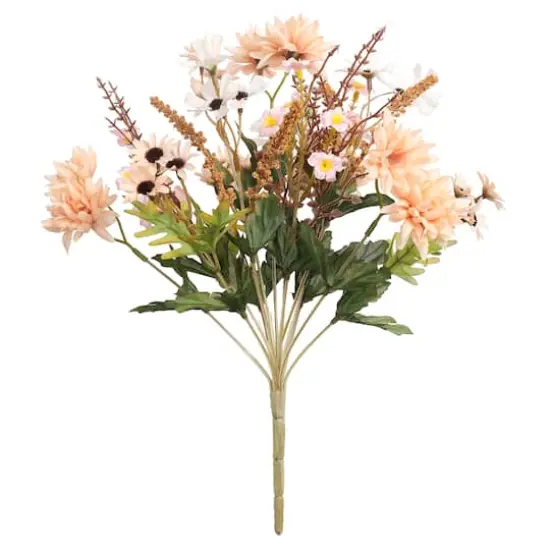 15" Mum Mix Deluxe Bush by Ashland&reg; Cream/Blush {1}