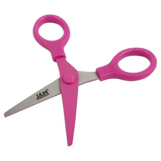 JAM Paper 5" Multi-Purpose Mini Scissors Pink {5}