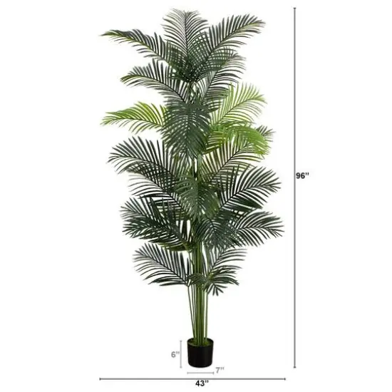 8ft. Potted Artificial Paradise Palm Tree {7}