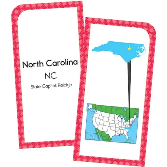 Carson Dellosa&reg; U.S. States & Capitals Flash Cards {4}