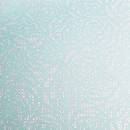 Cricut&reg; Premium Vinyl&trade; Holographic Rose Bubbles Silver/Whispering Blue {3}