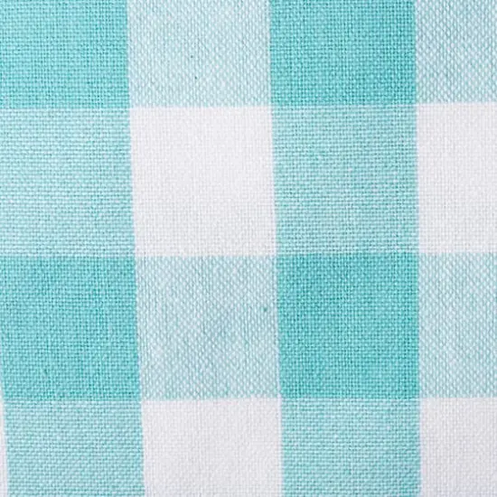 DII&reg; Checkers Dinner Napkins, 6ct. Aqua {7}