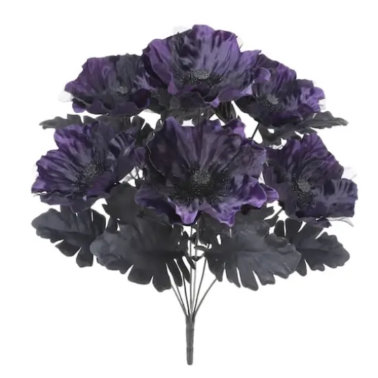 17" Purple & Black Poppy Bush by Ashland&reg; {1}