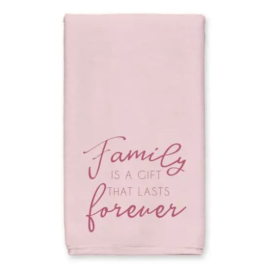 Family is a Gift Tea Towel Set Pink {3}