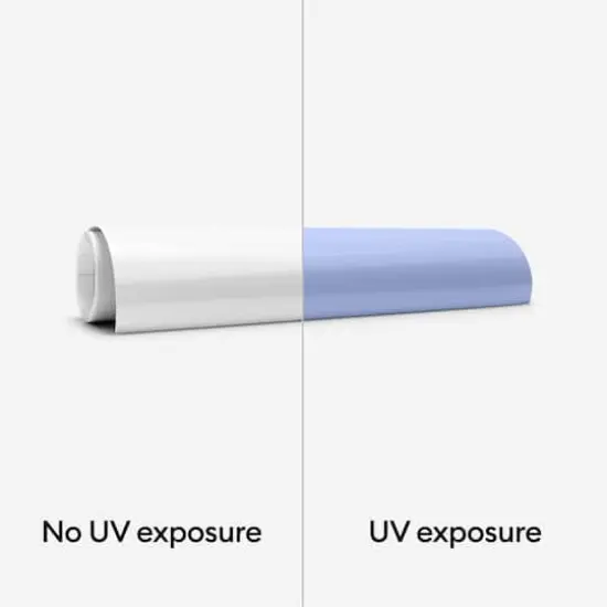 Cricut&reg; UV-Activated Color-Changing Iron-On White/Pastel Blue {3}