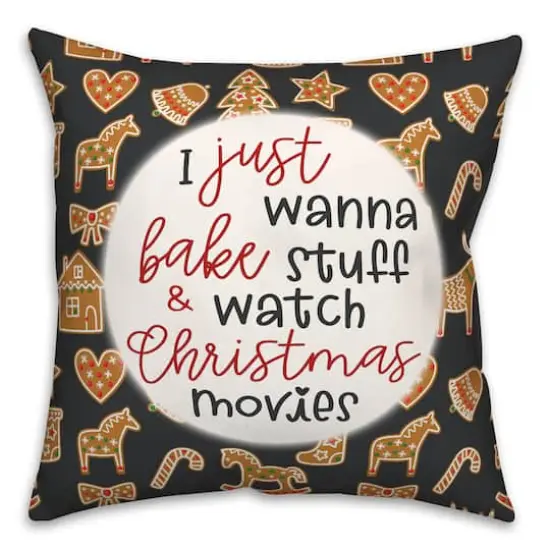 Christmas Movies Throw Pillow {1}