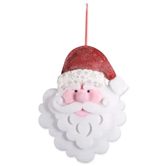 DII&reg; Hanging Foam Santa with Red Hat {1}