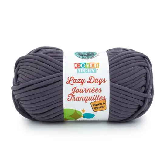 Lion Brand&reg; Cover Story&trade; Lazy Days Thick & Quick&reg; Yarn Eggplant {2}