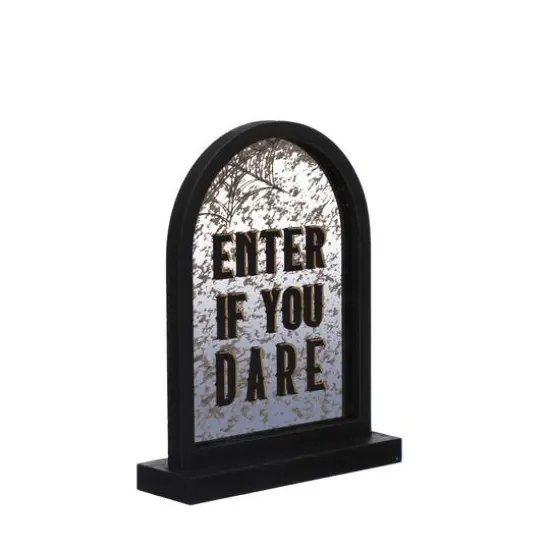 10" Enter If You Dare Tabletop Sign by Ashland&reg; {3}