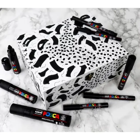 Uni Posca PC-17K Extra Broad Paint Marker Black {5}