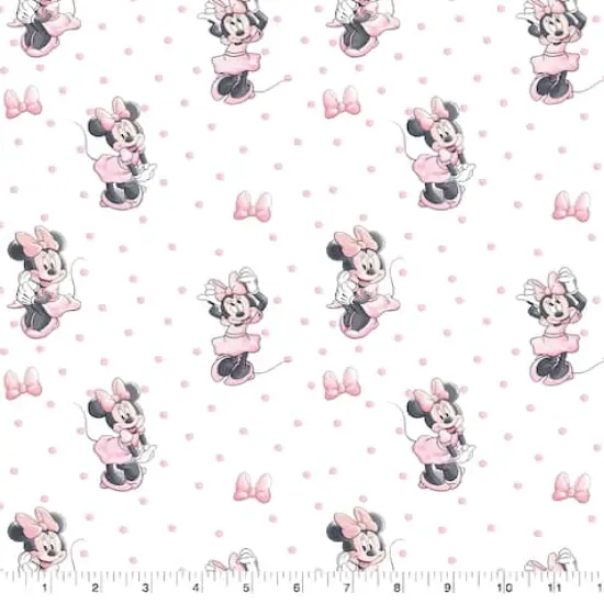 Disney&reg; Minnie Traditional Bow & Dots Cotton Fabric {1}