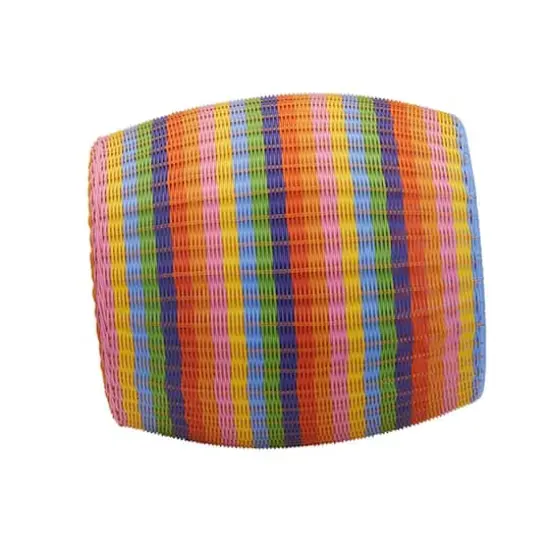 Household Essentials 18" Woven Storage End Table Multicolor {7}