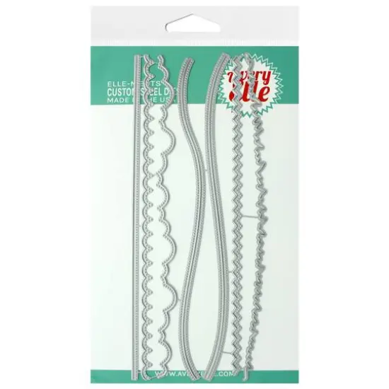 Avery Elle Elle-ments Slimeline Borders Die Set {1}