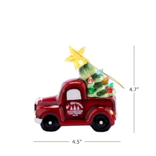 2ct. Ceramic Retro Vehicle Ornaments {4}