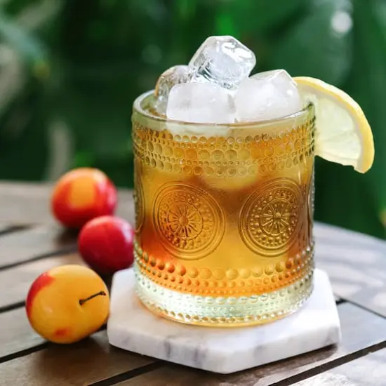 Kate Aspen® 10oz. Hobnail Beaded Floral Green Drinking Glasses, 6ct. {3}