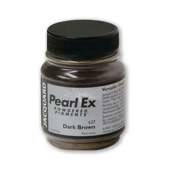 Jacquard Pearl Ex Pigment, 0.5oz. Dark Brown {1}