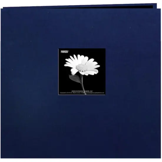 Pioneer® Book Cloth Cover Post Bound Album, 8" x 8" Regal Navy {1}