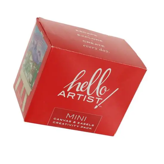 Hello Artist!&trade; Mini Canvas with Easel Party Pack {3}