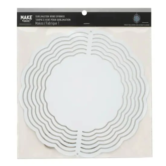 Sublimation Scalloped Wind Spinner by Make Market&reg; {5}