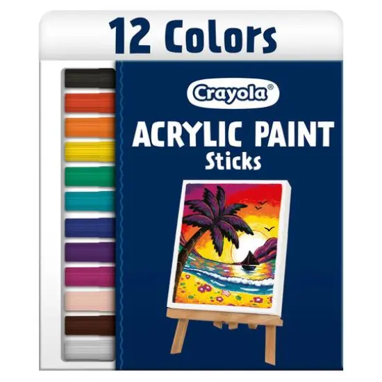 Crayola&reg; Acrylic Paint Doodle Sticks, 2 Packs of 12 {6}