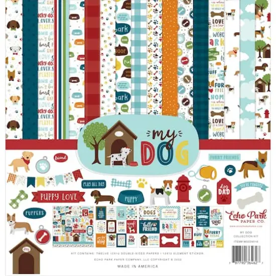 Echo Park&trade; My Dog Collection Kit, 12" x 12" {3}