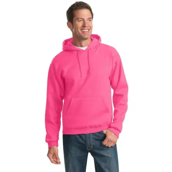 JERZEES&reg; NuBlend Pullover Hooded Sweatshirt Neon Pink {4}