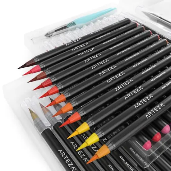 Arteza&reg; Real Brush Pens&reg; 48 Color Set {10}