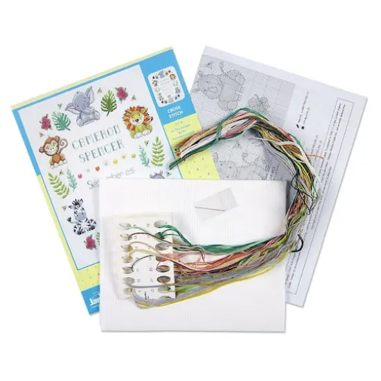 Design Works&trade; In the Jungle Counted Cross Stitch Kit {3}