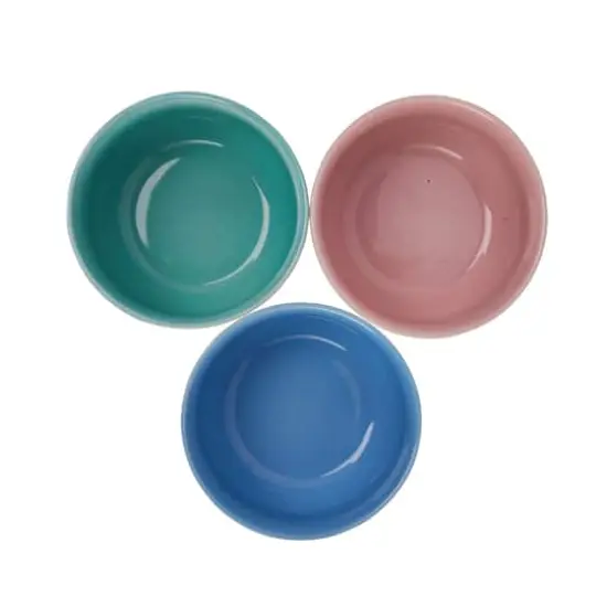 Hello Honey&reg; Multicolor Modern Stoneware Bowl Set {3}