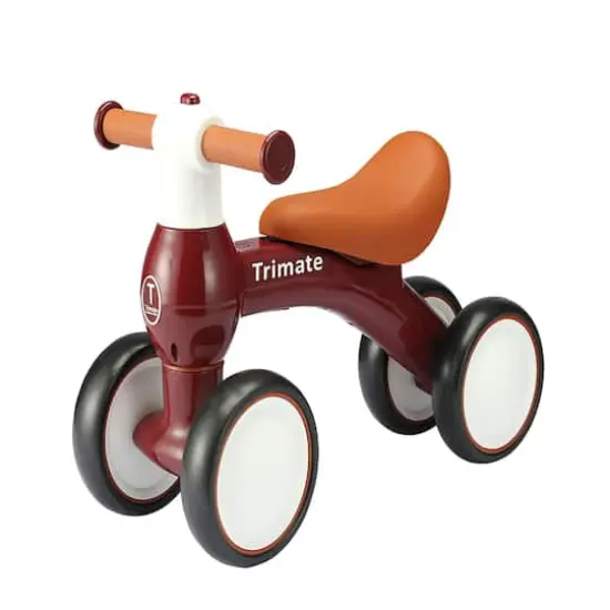 Trimate Red 4 Wheel Baby Walker Balance Bike {1}
