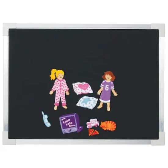 Crestline Magnetic Dry-Erase & Flannel Board {4}