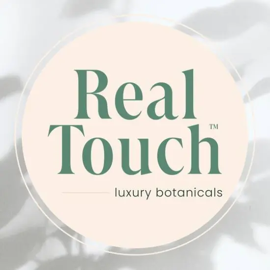 10" Real Touch&trade; Two-Toned Spring Eucalyptus Leaves in Ceramic Pot {7}