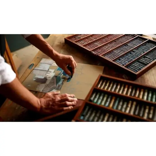 Sennelier Extra-Soft Pastel Full Stick Wooden Box Set {3}