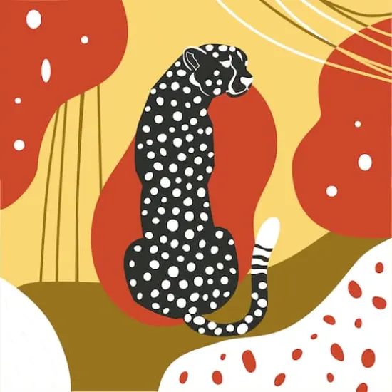 4" x 4" Wild Animals Canvas Painting Kit {1}