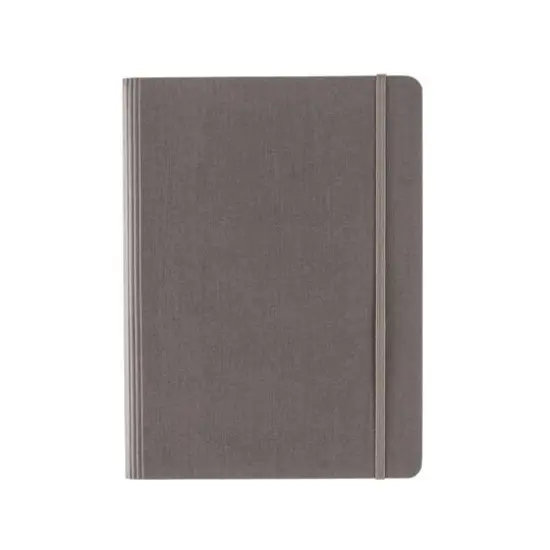 Fabriano&reg; Ecoqua Plus Dotted A5 Hidden Spiral-Bound Notebook Gray {1}