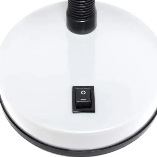 Creekwood Home Essentix 14.25" Metal Desk Lamp White {7}