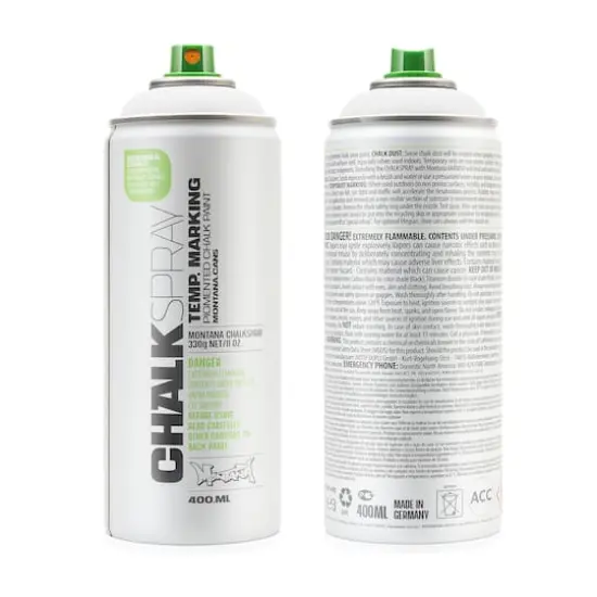 Montana&trade; Cans Chalkspray, 400mL White {1}