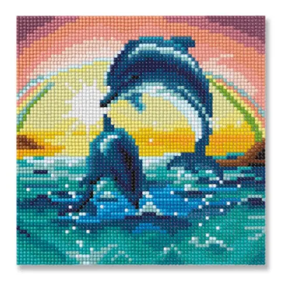 Dolphins Painting Diamond Art Kit by Make Market&reg; {1}