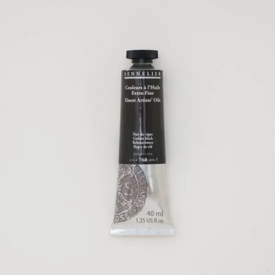 Sennelier Artists' Oil Color, 40mL 768 Carbon Black S1 {1}