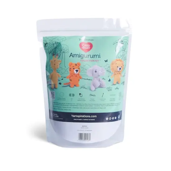 Red Heart&trade; Safari Amigurumi Crochet Kit {1}