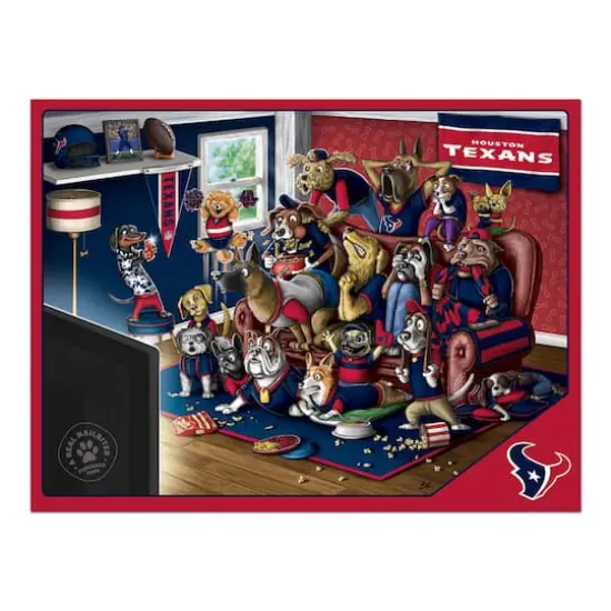 NFL Purebred Fans A Real Nailbiter 500 Piece Puzzle Houston Texans {5}