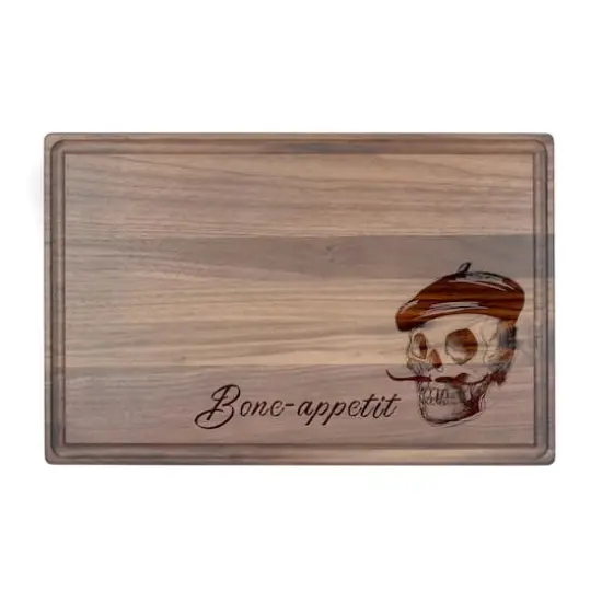 17" Bone-appetit Walnut Cutting Board {1}