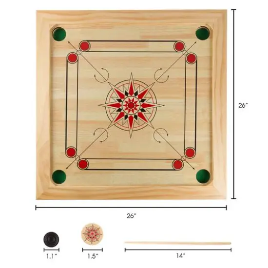 Toy Time Carrom Board Game {6}